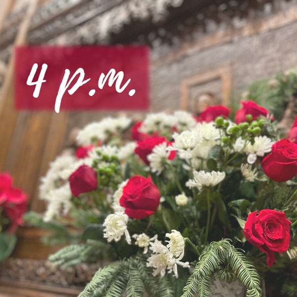 Christmas Eve Worship at 4 pm