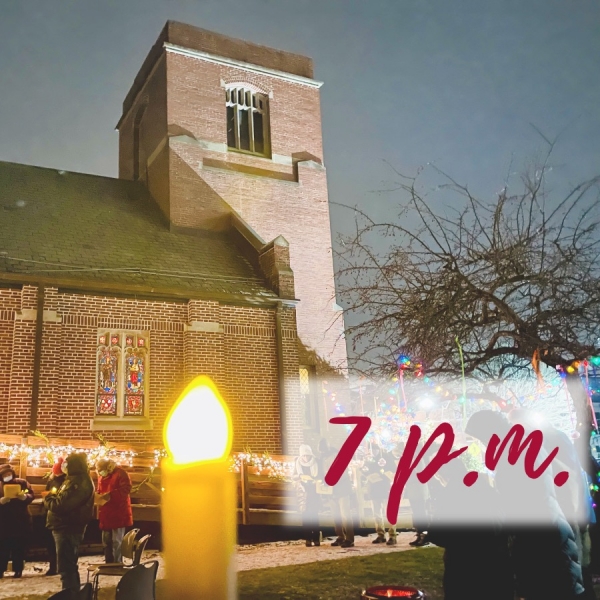 Christmas Eve Worship at 7 pm